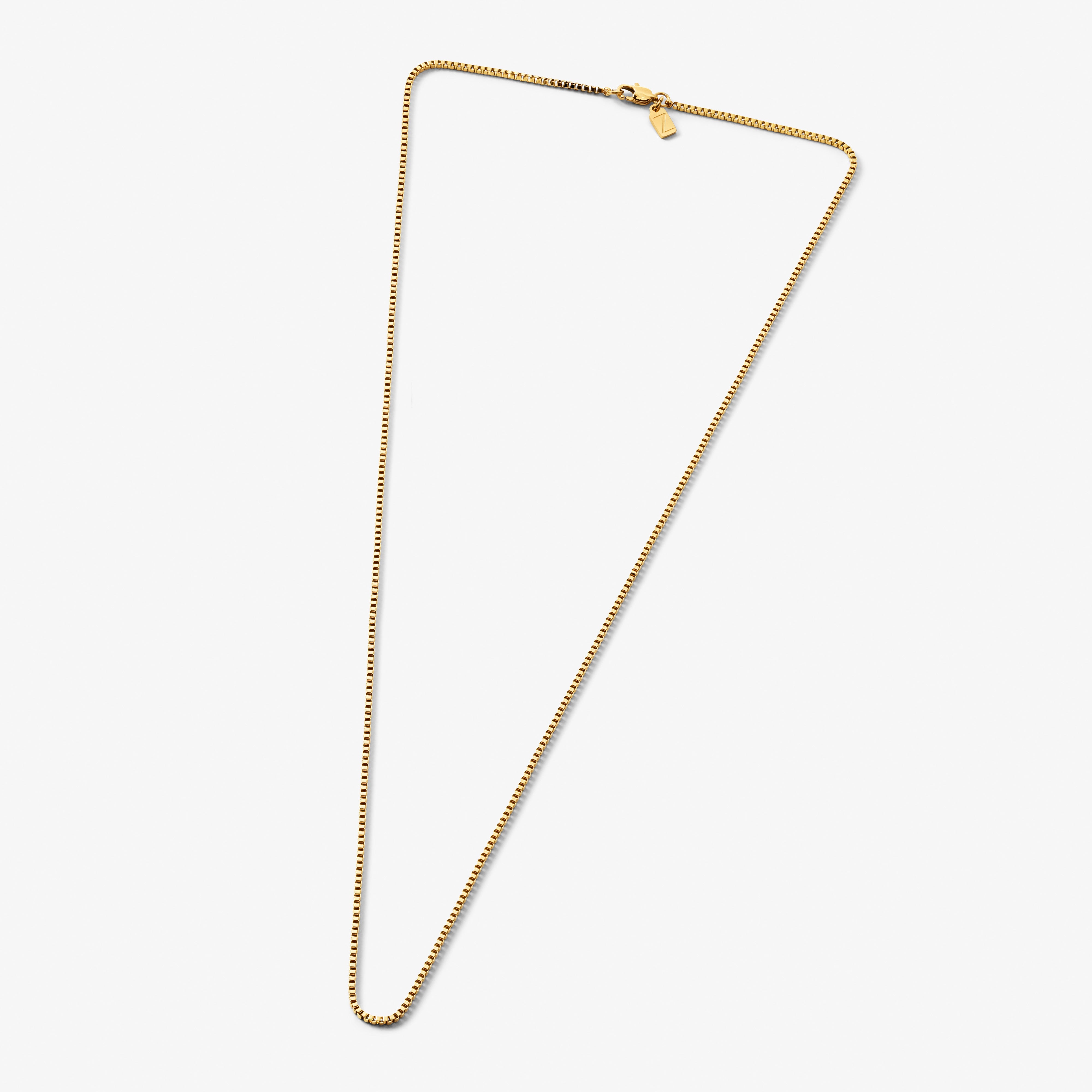 Box Cube Chain Necklace