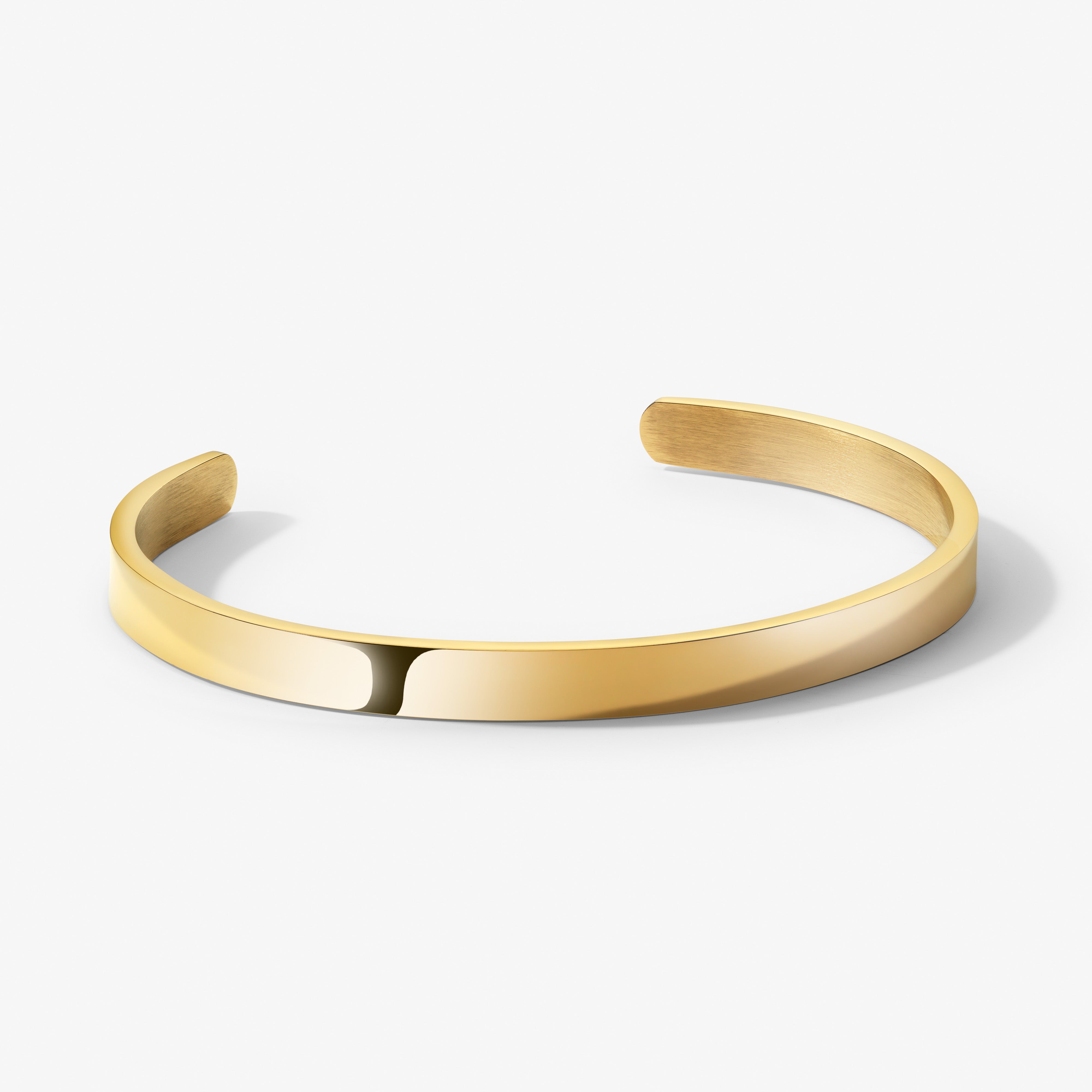 Rounded Edge Bangle Cuff Minimal