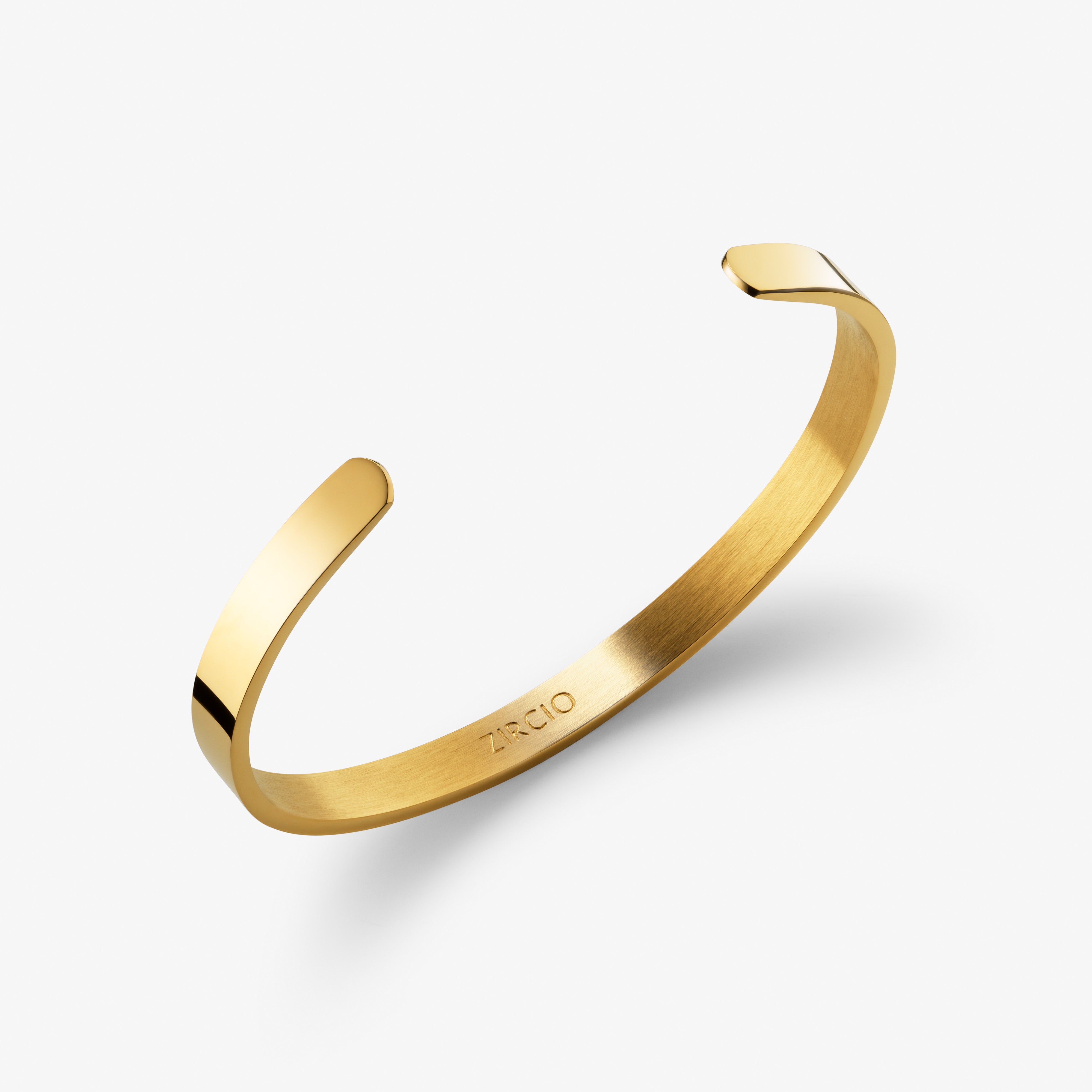 Rounded Edge Bangle Cuff Minimal