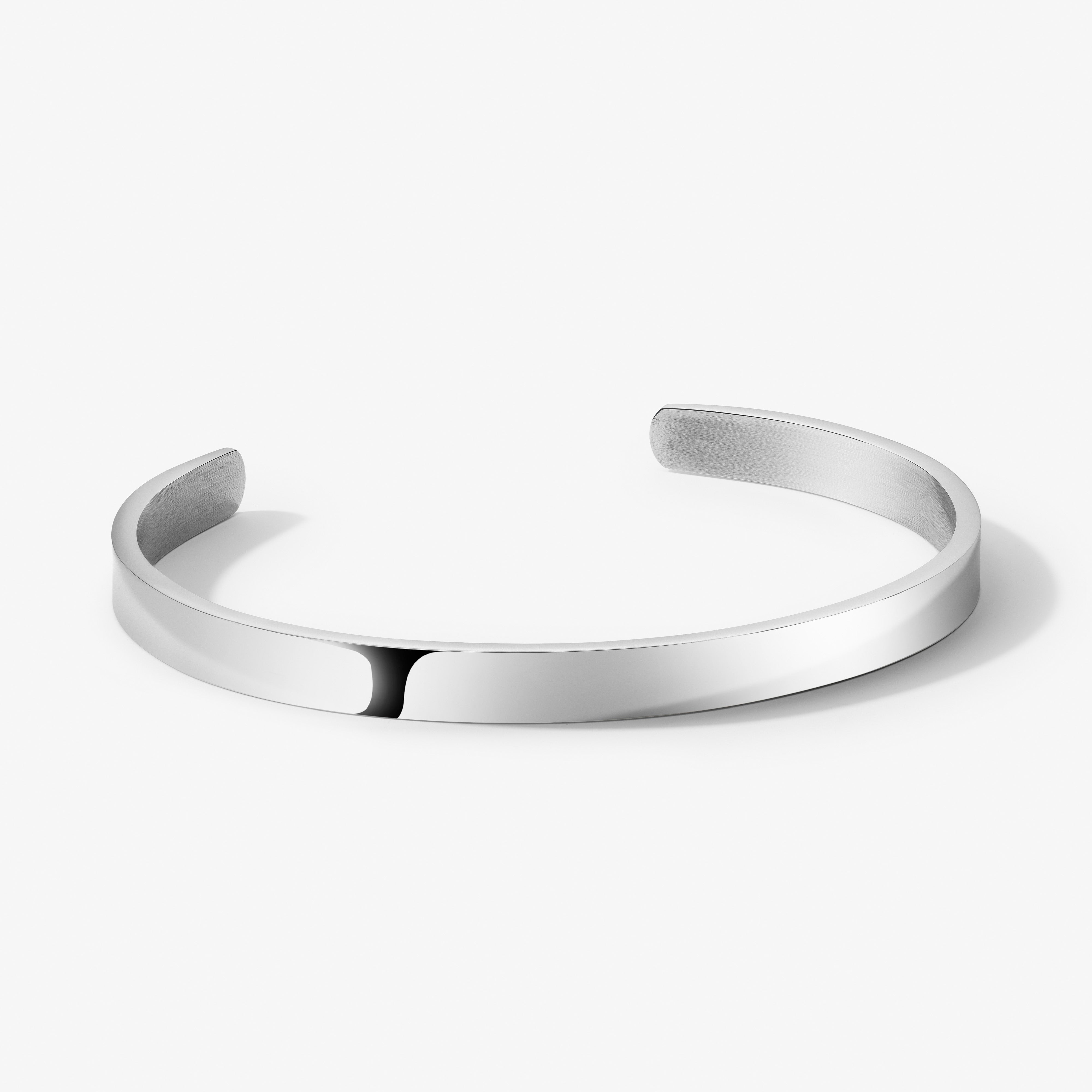 Rounded Edge Bangle Cuff Minimal