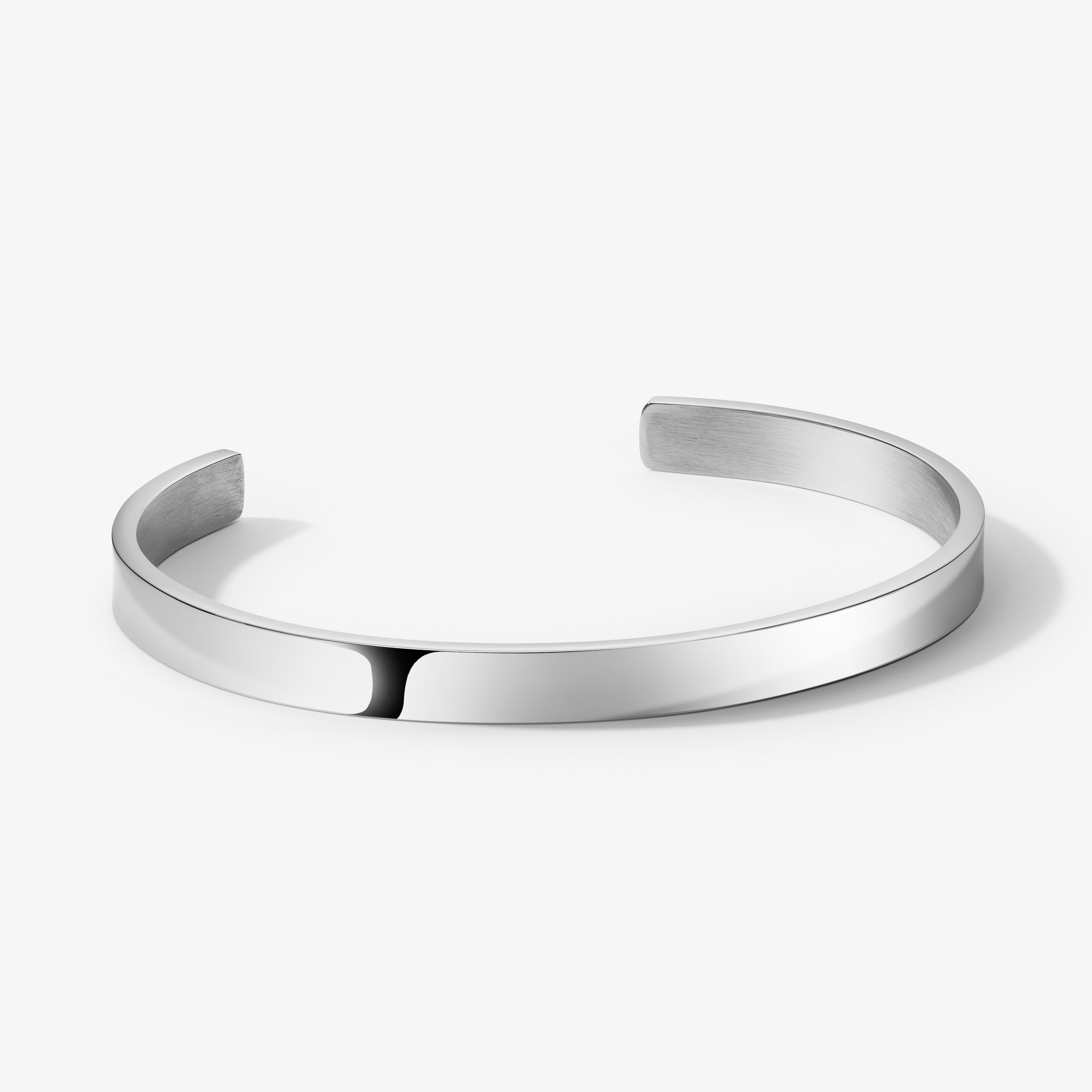 Straight Edge Bangle Cuff Minimal