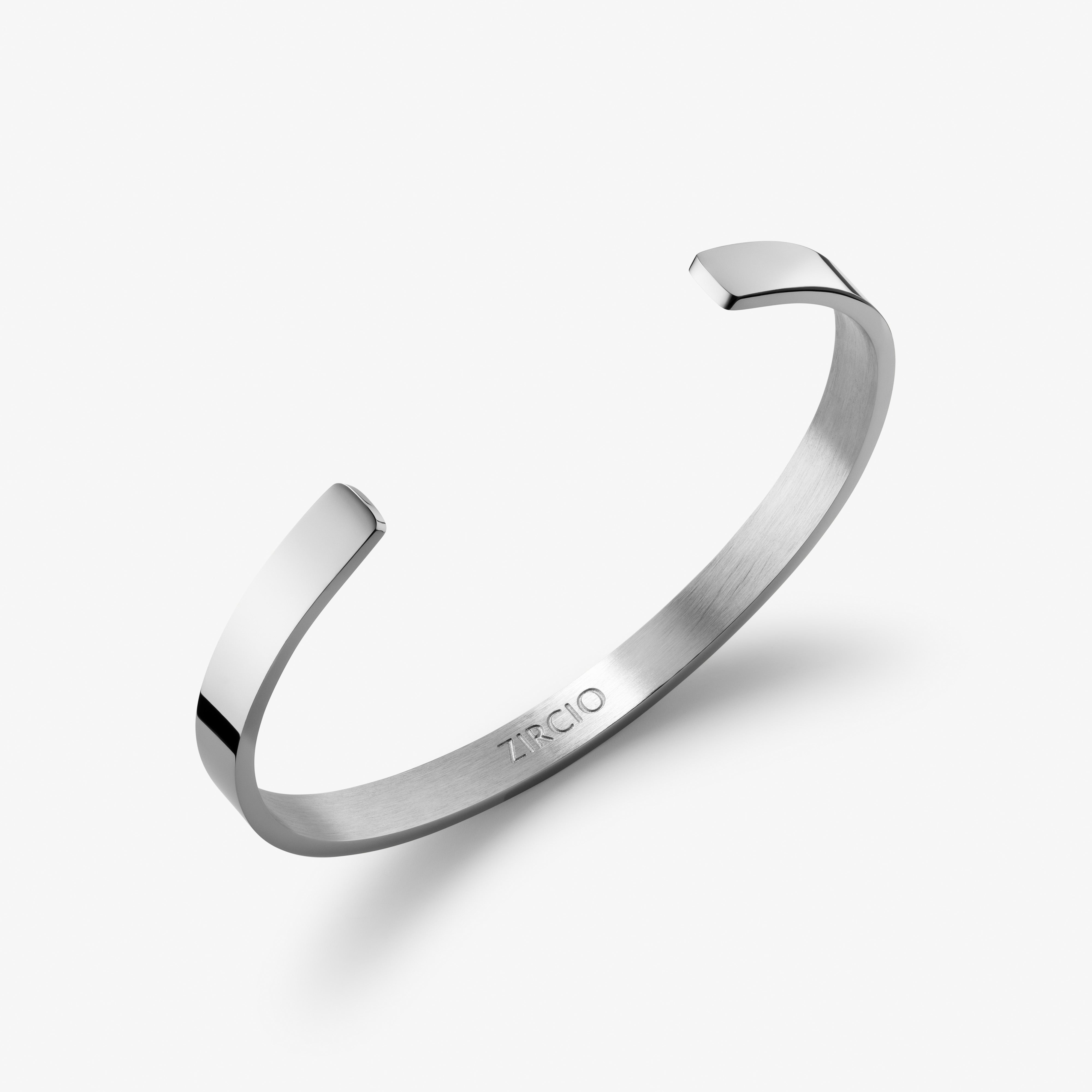 Straight Edge Bangle Cuff Minimal