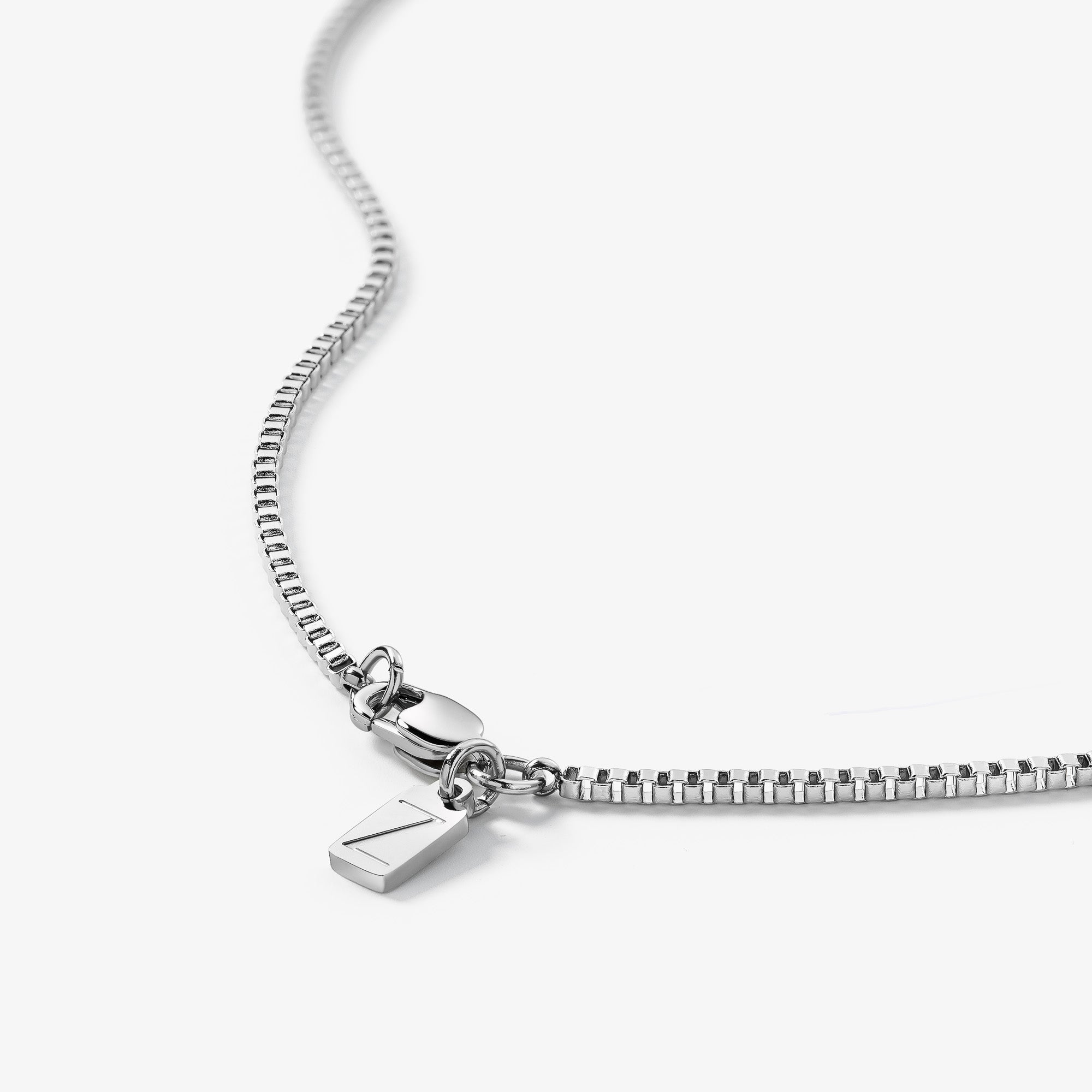 Box Cube Chain Necklace