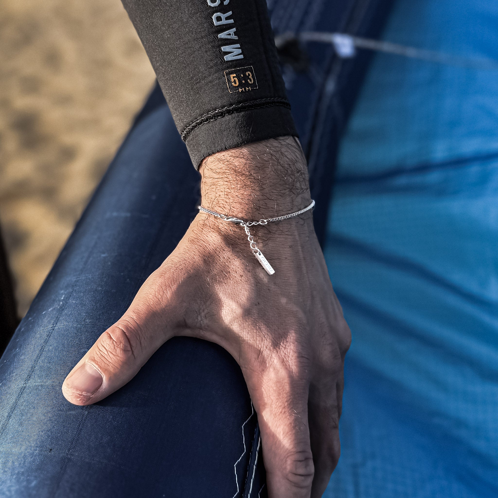 Armband mit Kastenkette