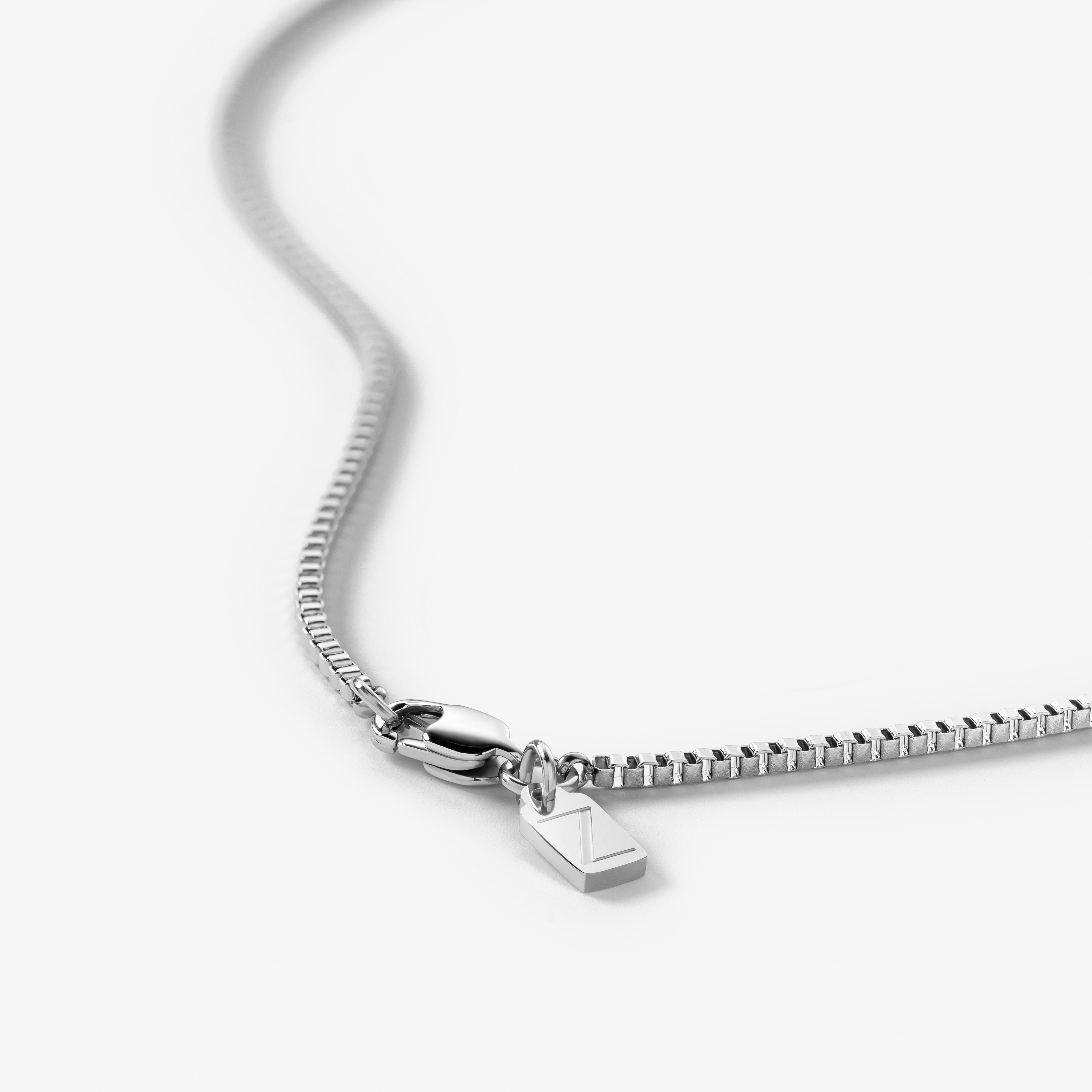 Box Cube Chain Necklace