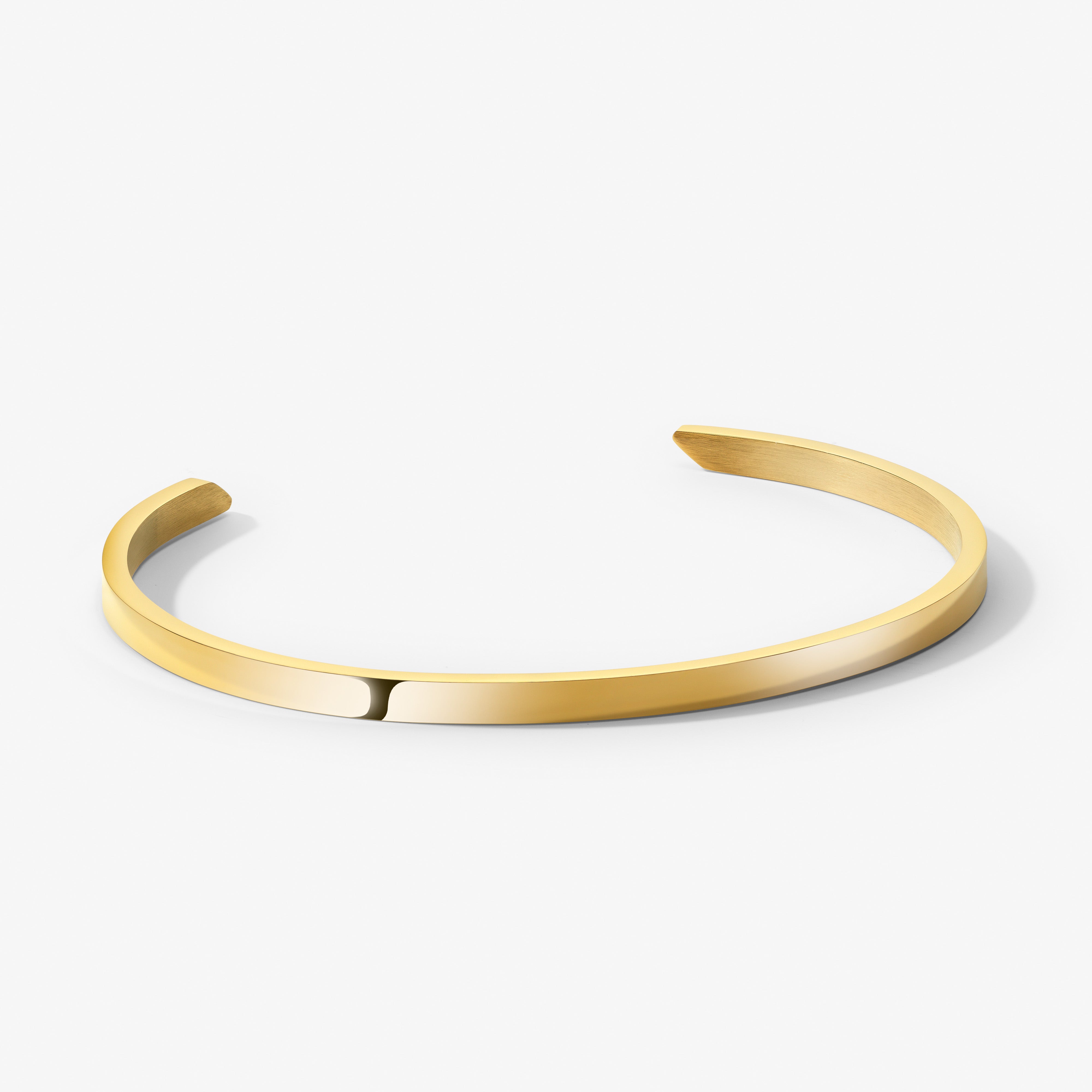 Minimalistisches Armband mit Bangle-Cuff, 3,5 mm
