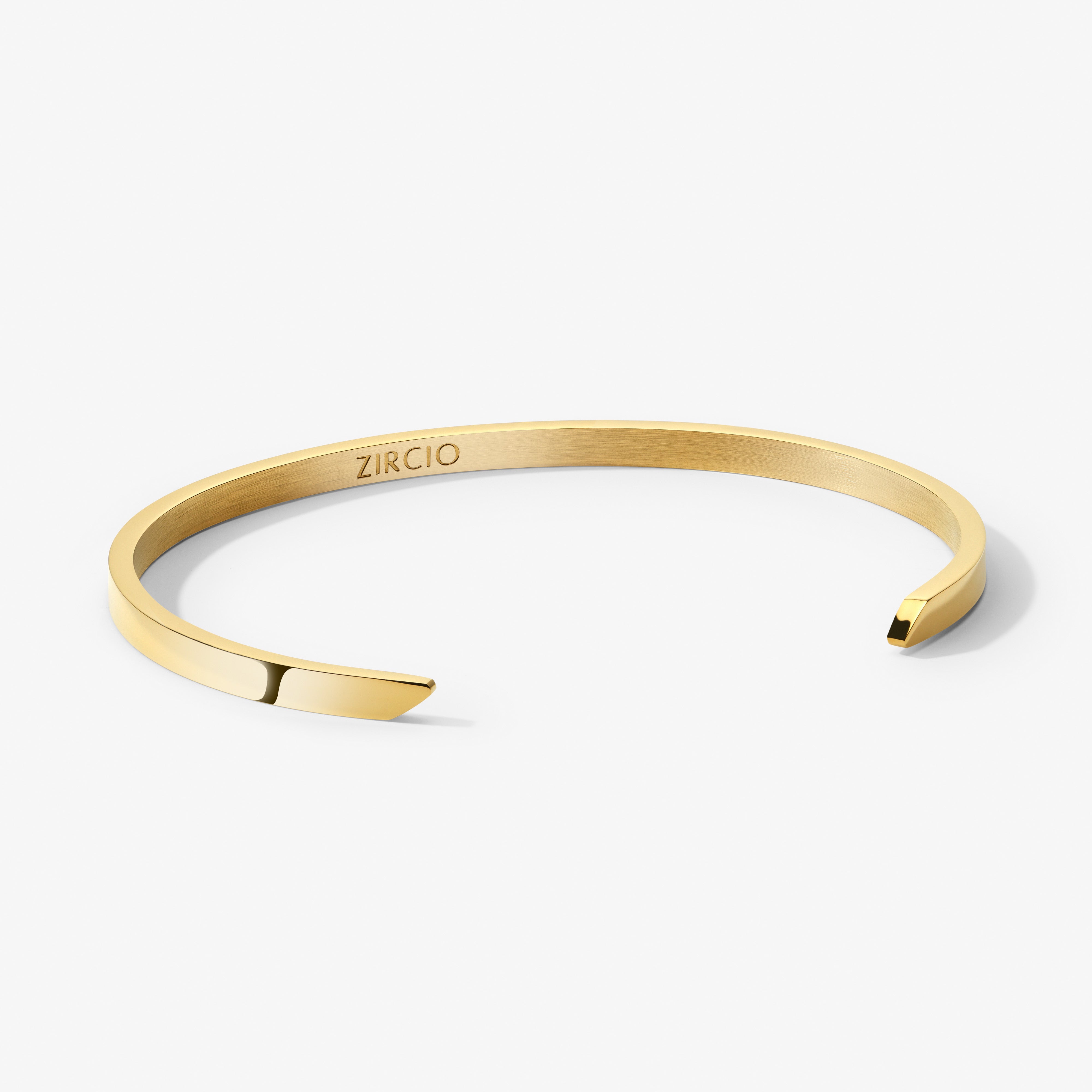 Minimalistisches Armband mit Bangle-Cuff, 3,5 mm