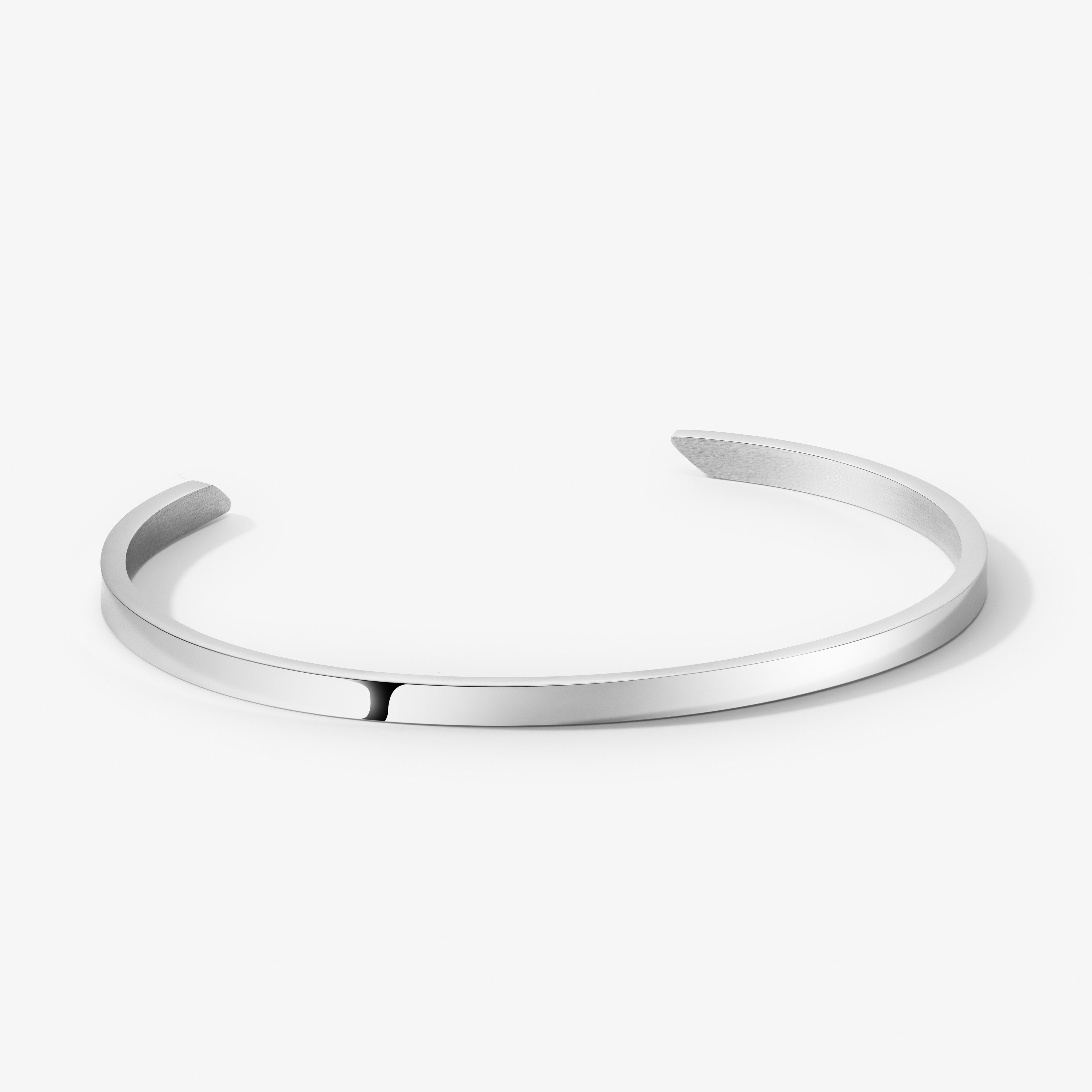 Minimalistisches Armband mit Bangle-Cuff, 3,5 mm
