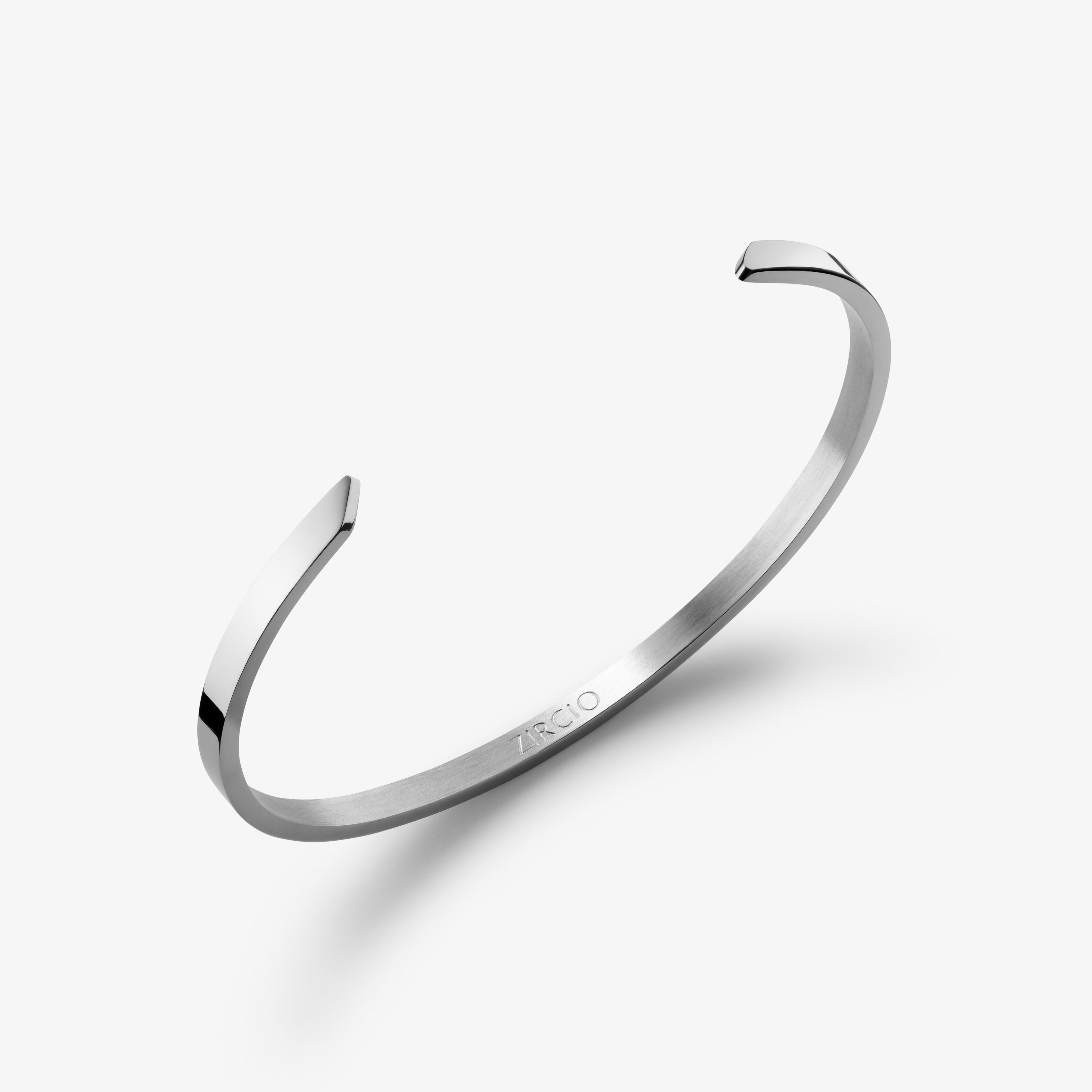 Minimalistisches Armband mit Bangle-Cuff, 3,5 mm