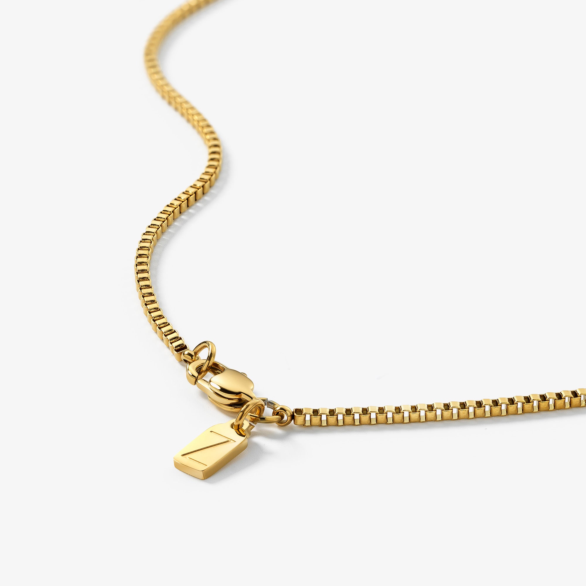 Box Cube Chain Necklace