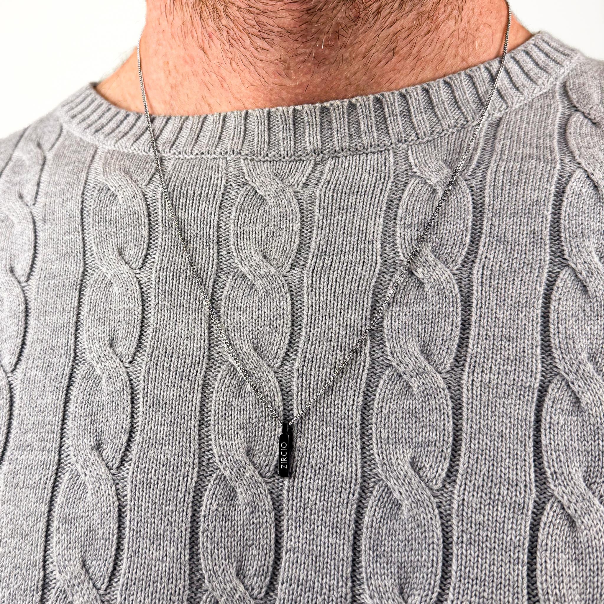 Cuban Chain Necklace with Pendant